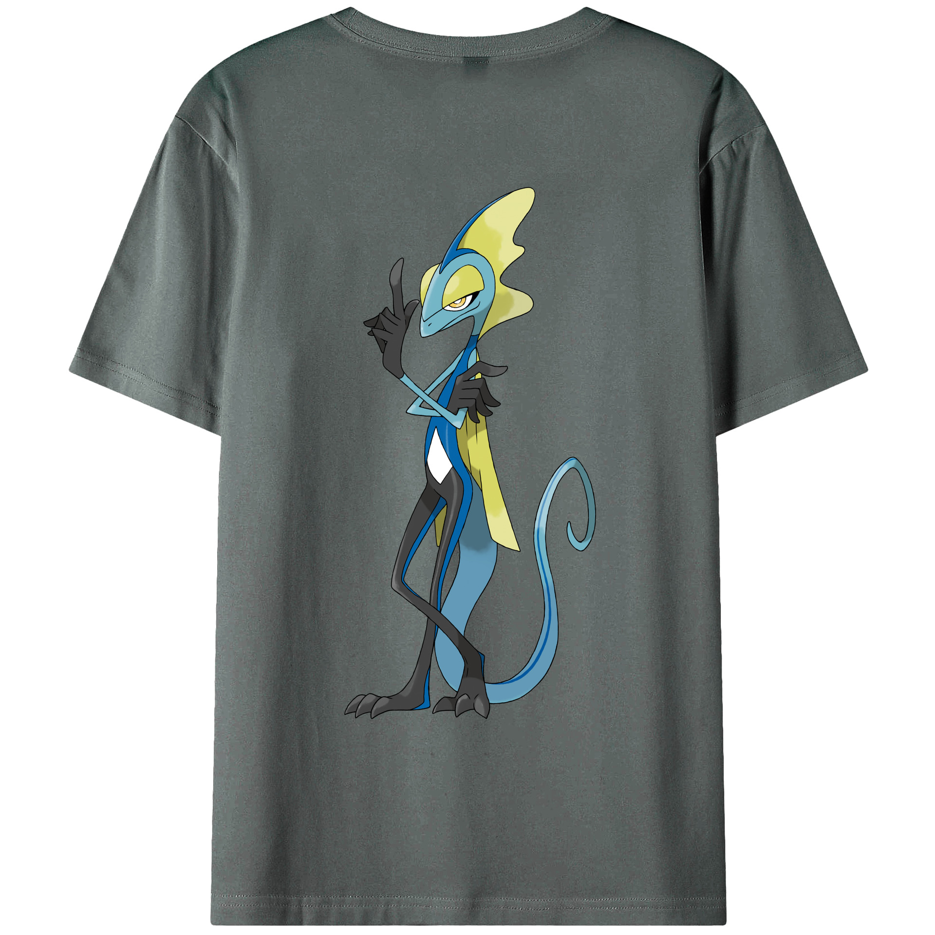（画像用） ポケットモンスター Pokémon 綿100％ メンズ半袖Tシャツ（バックプリント） 通気性